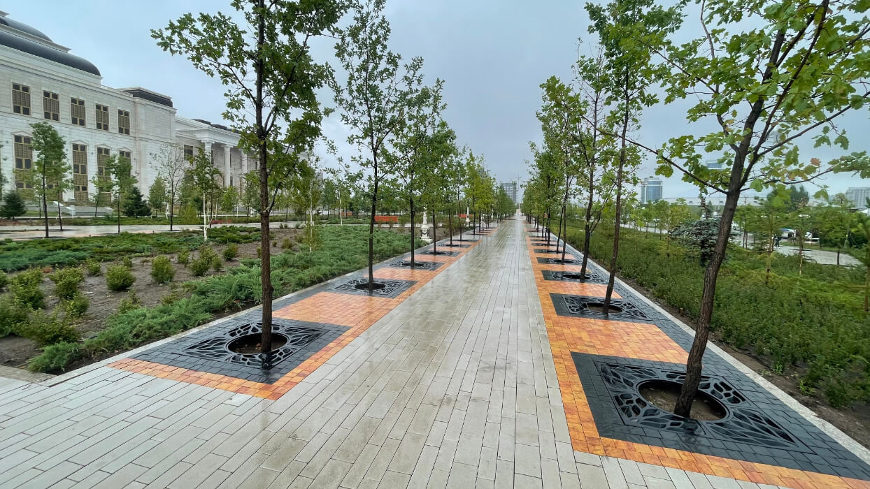 Приствольная решетка для дерева ZKING CRUST 1.2х1.2м Черная в Арзамасе фото