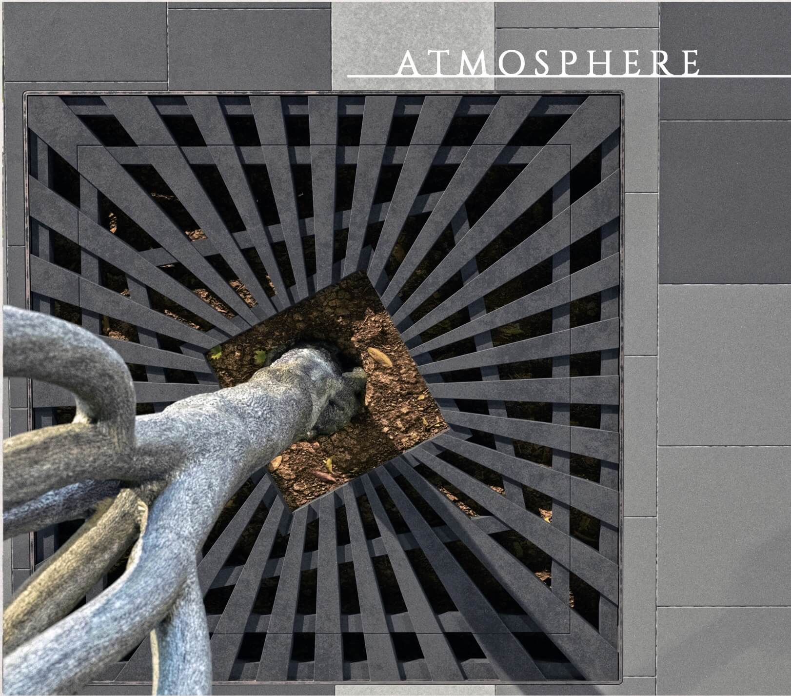 Приствольная решетка для дерева ZKING ATMOSPHERE 1.2х1.2м Черная в Арзамасе фото