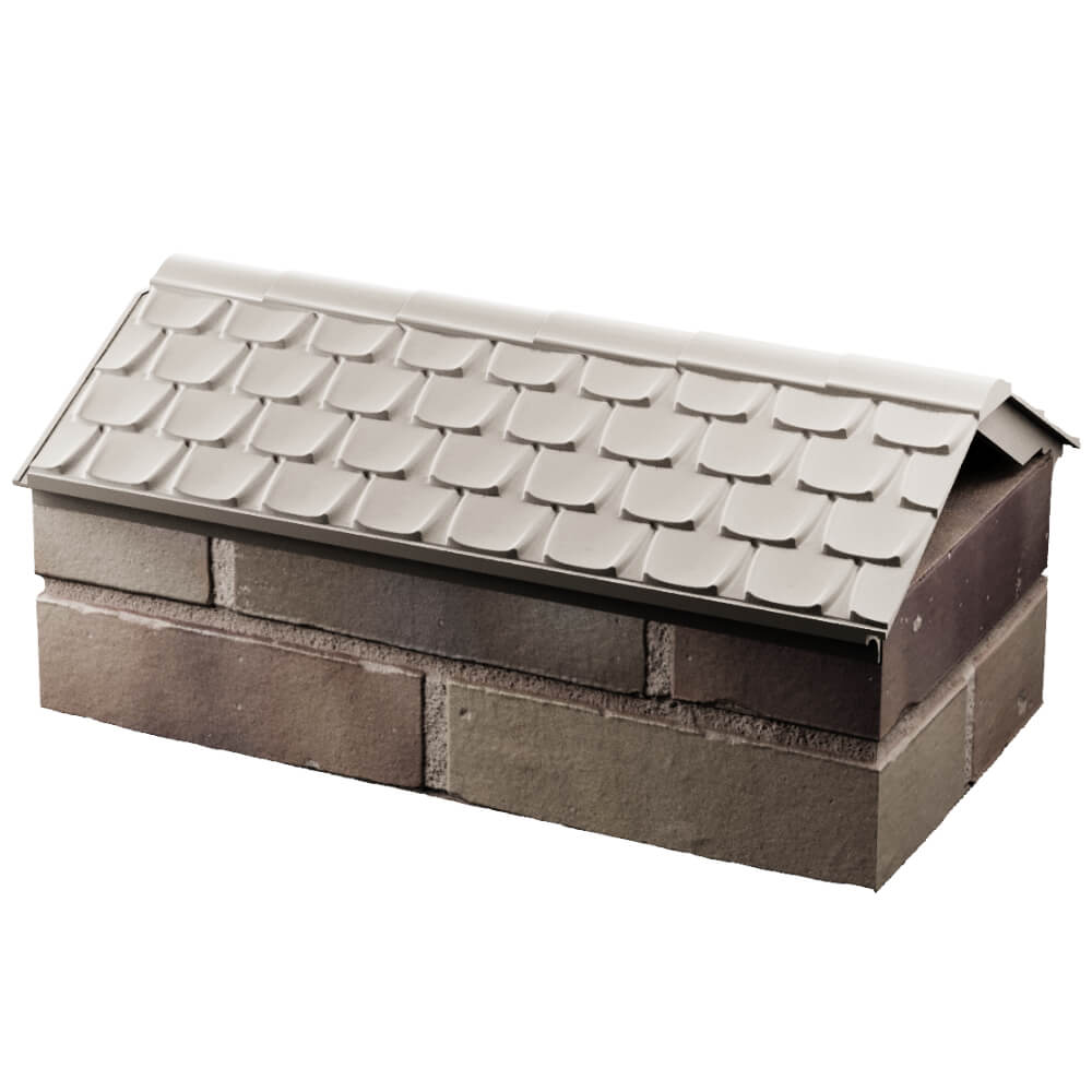 Парапет Zking Эльбрус Бежевый с посадкой на 1 кирпич (255мм) в Арзамасе фото