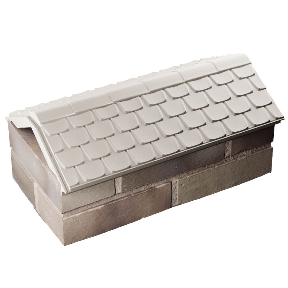 Парапет Zking Эльбрус Бежевый с посадкой на 1 кирпич (255мм) в Арзамасе фото