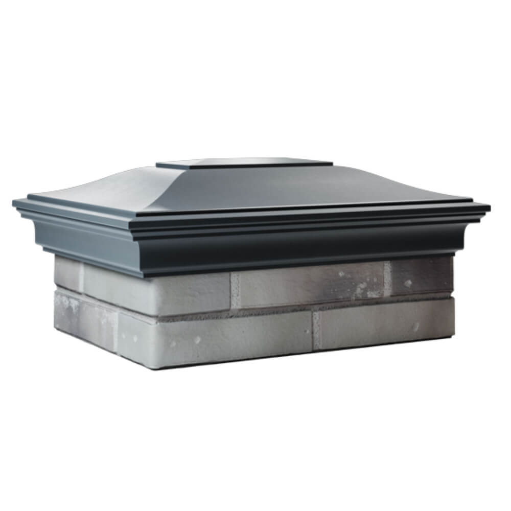 Колпак Zking Монблан Серый на столб 2х1.5 кирпича (515х385мм) в Арзамасе фото