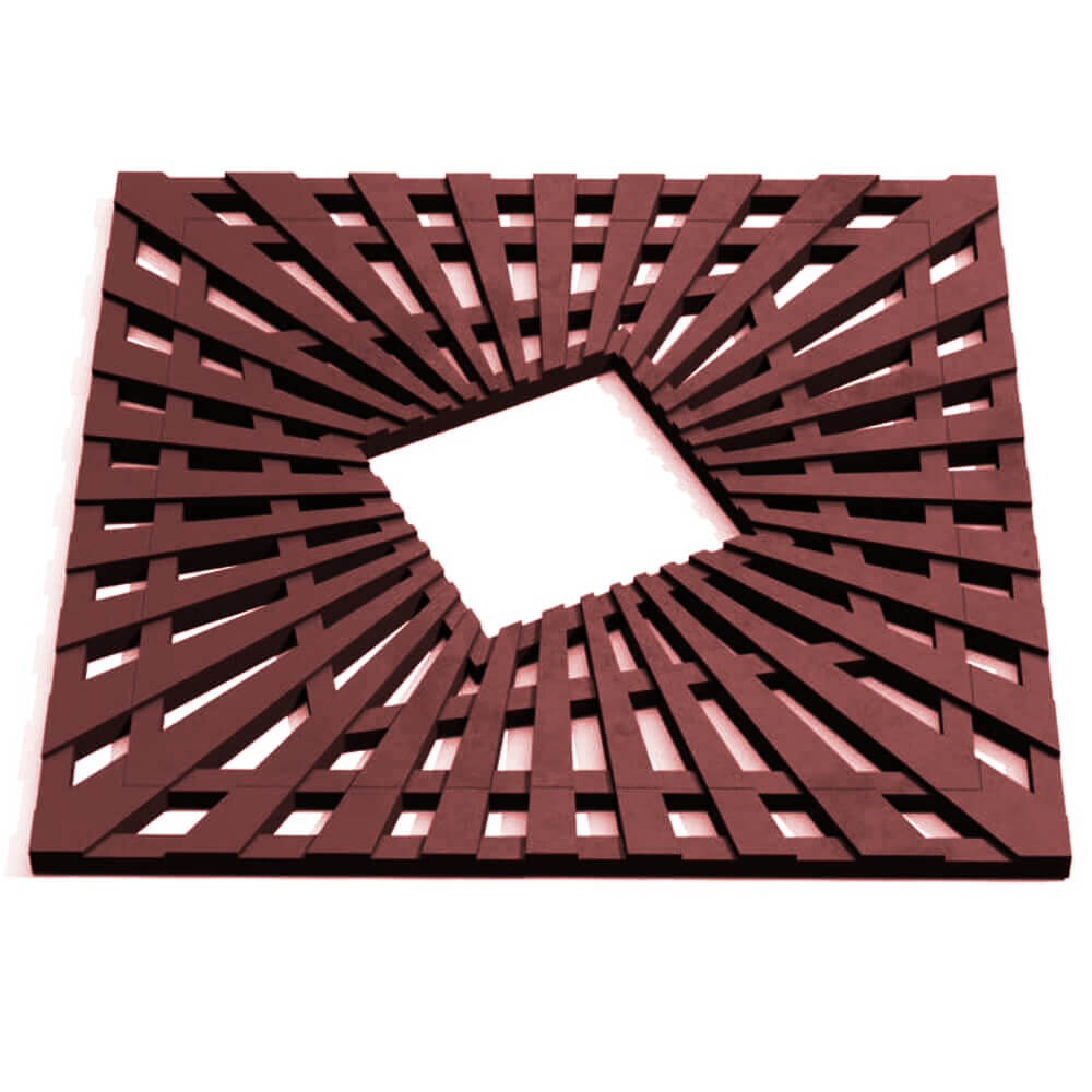 Приствольная решетка для дерева ZKING ATMOSPHERE 1.2х1.2м Коричневая Арзамас фото