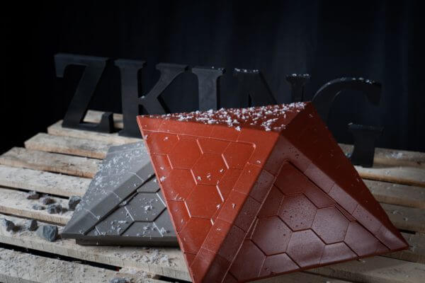 Колпак Zking Эверест Красный на столб 1.5х1.5 кирпича (390х390мм) в Арзамасе фото