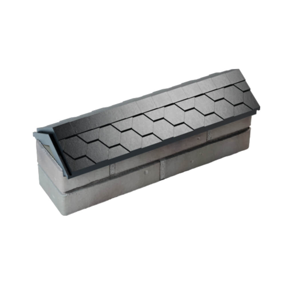 Парапет Zking Эверест Черный с посадкой на 0.5 кирпича (130мм) в Арзамасе фото