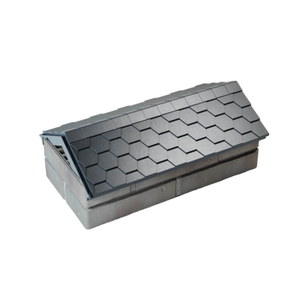 Парапет Zking Эверест Серый с посадкой на 1 кирпич (200/225/255мм) в Арзамасе фото