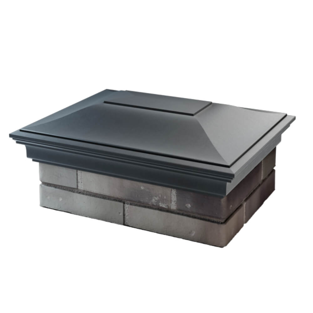 Колпак Zking Монблан Серый на столб 2х1.5 кирпича (515х385мм) в Арзамасе фото