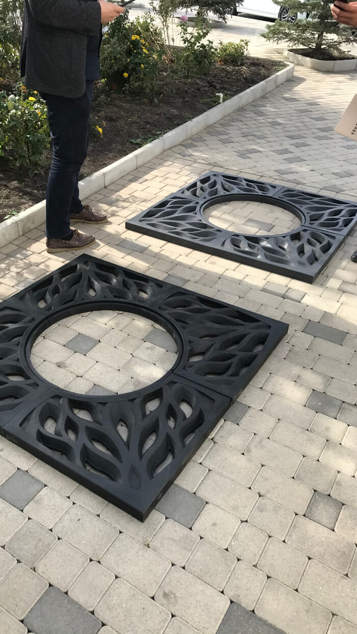 Приствольная решетка для дерева ZKING CRUST 1.2х1.2м Черная в Арзамасе фото