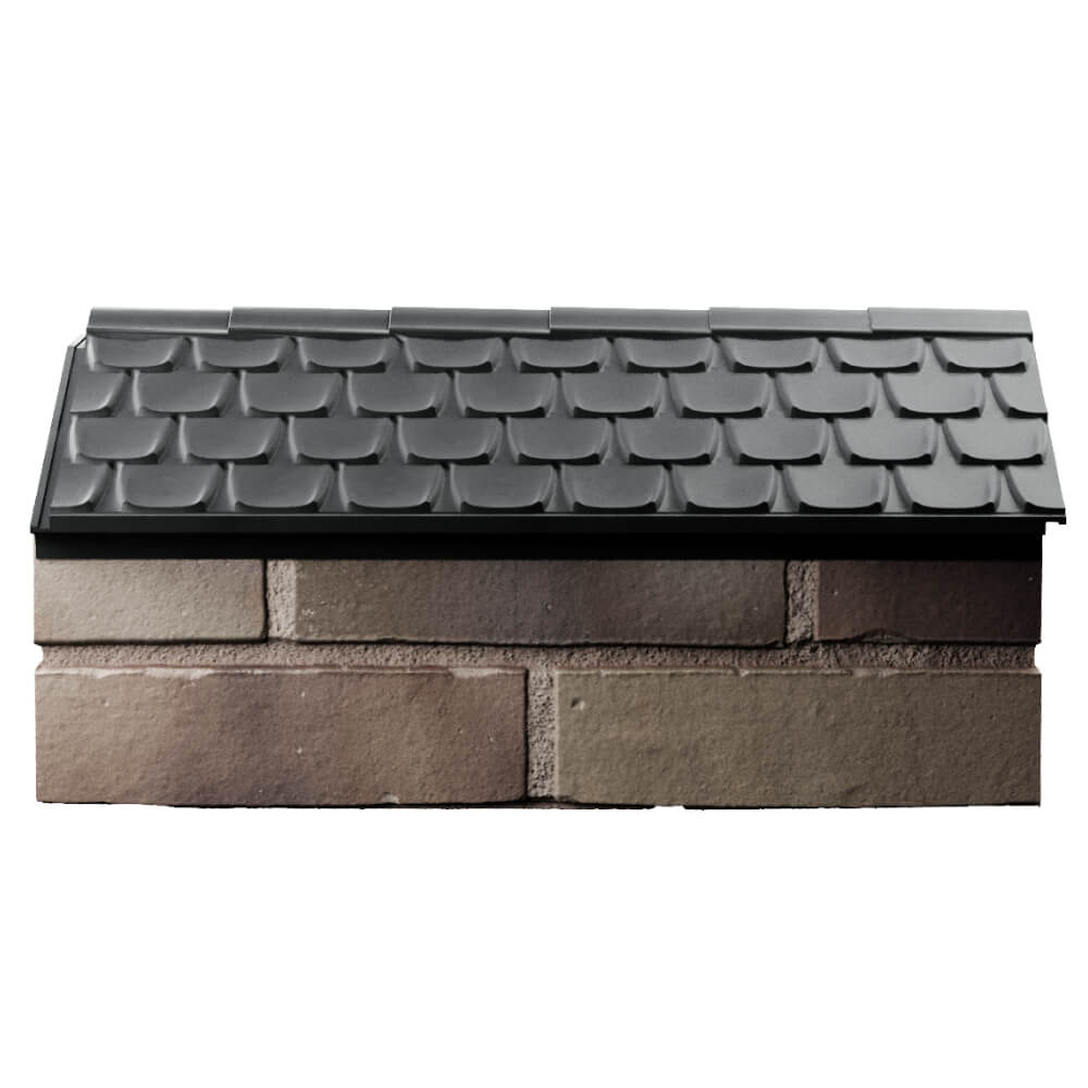 Парапет Zking Эльбрус Серый с посадкой на 1 кирпич (255мм) в Арзамасе фото
