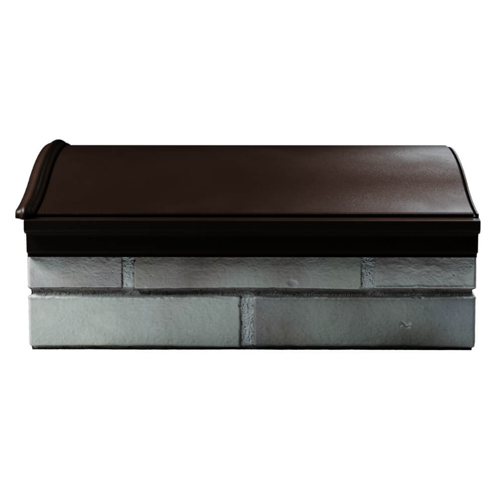 Парапет Zking Монблан Коричневый посадка на 1.5 кирпича (355/385мм) в Арзамасе фото