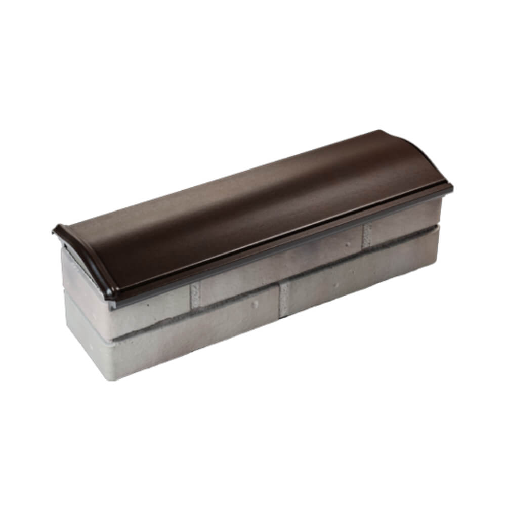 Парапет Zking Монблан Коричневый посадка на 0.5 кирпича (130мм) в Арзамасе фото