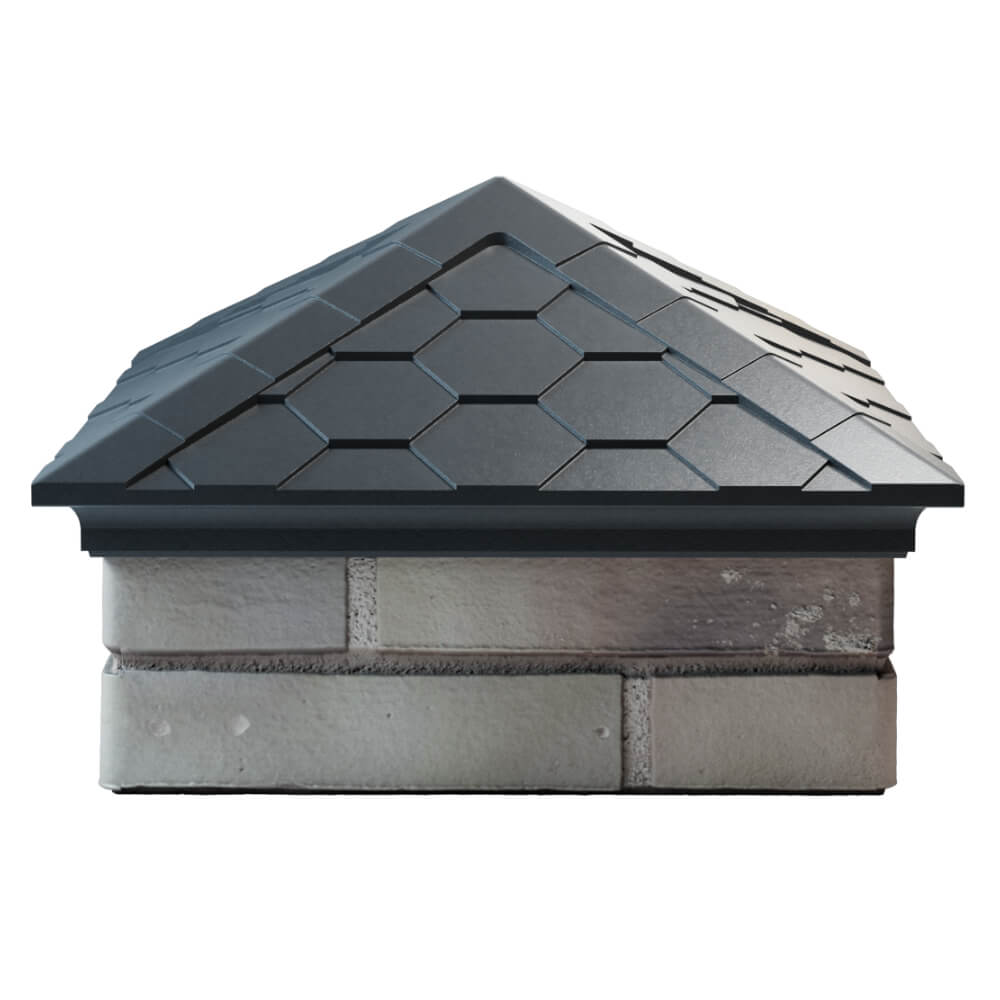 Колпак Zking Эверест Серый на столб 1.5х1.5 кирпича (390х390мм) Арзамас фото