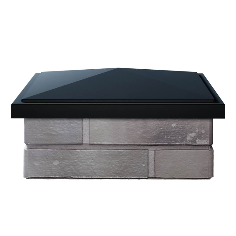 Колпак Zking БонаМоно Черный на столб 1.5х1.5 кирпича (385х385, 400х400мм) Арзамас фото