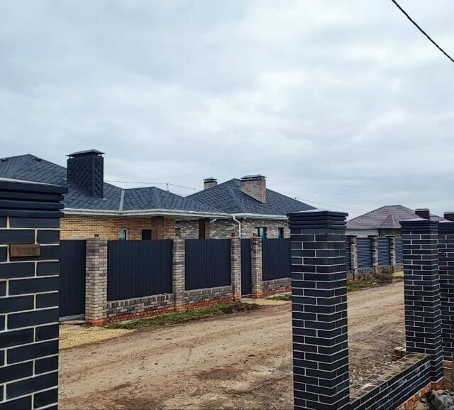 Колпак Zking Бона ХайТек Серый на столб 1.5х1.5 кирпича (385х385мм) в Арзамасе фото