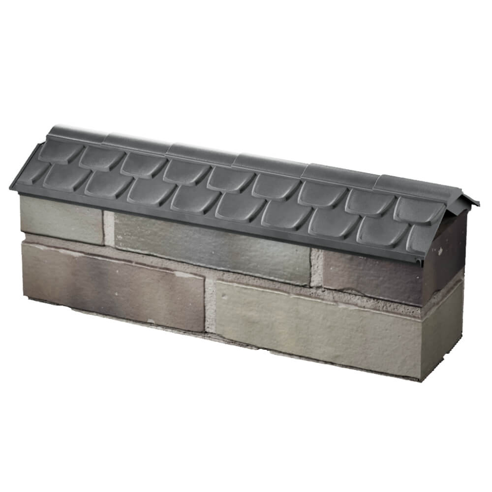 Парапет Zking Эльбрус Серый с посадкой на 0.5 кирпича (130мм) в Арзамасе фото