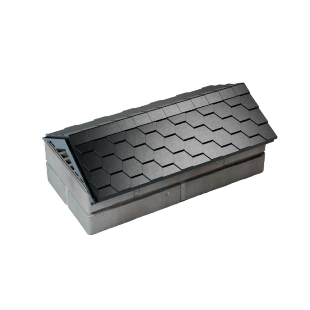 Парапет Zking Эверест Черный с посадкой на 1 кирпич (200/225/255мм) в Арзамасе фото