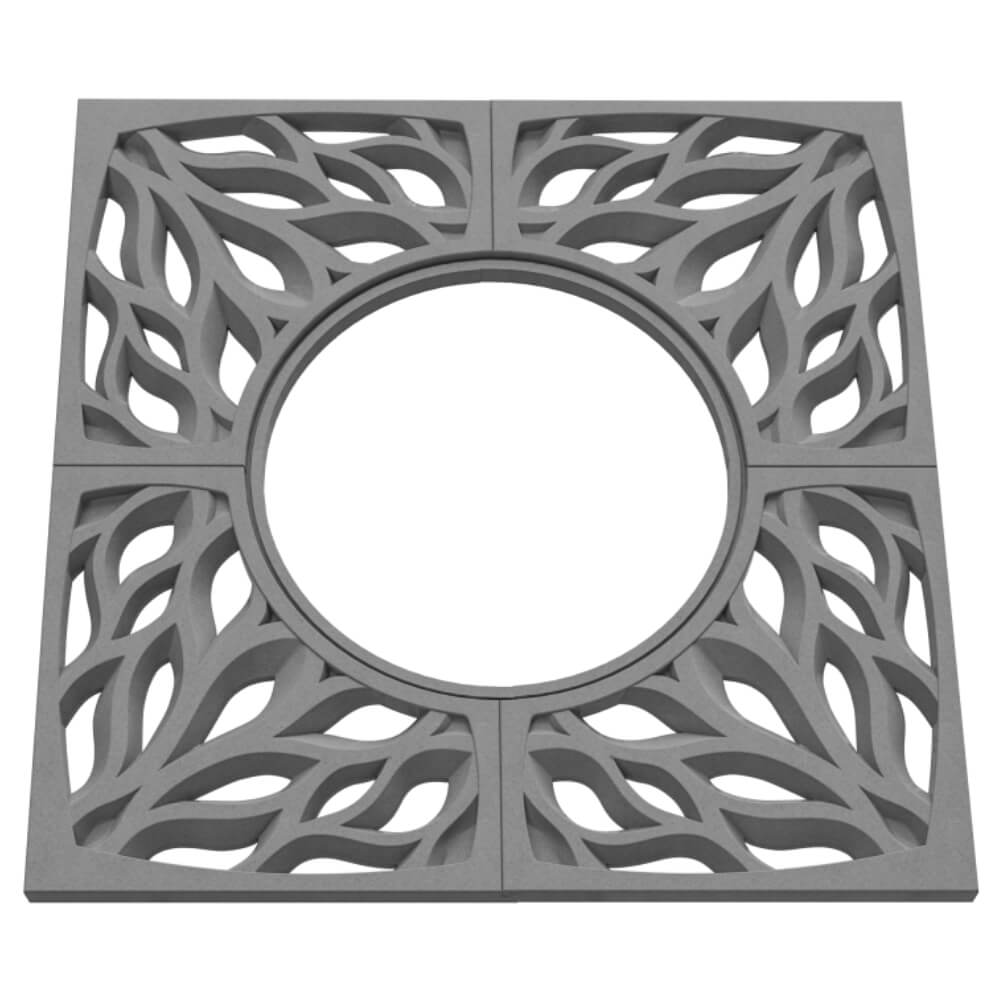 Приствольная решетка для дерева ZKING CRUST 1.2х1.2м Серая в Арзамасе фото