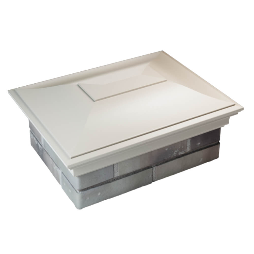 Колпак Zking Монблан Бежевый на столб 2х1.5 кирпича (515х385мм) Арзамас фото