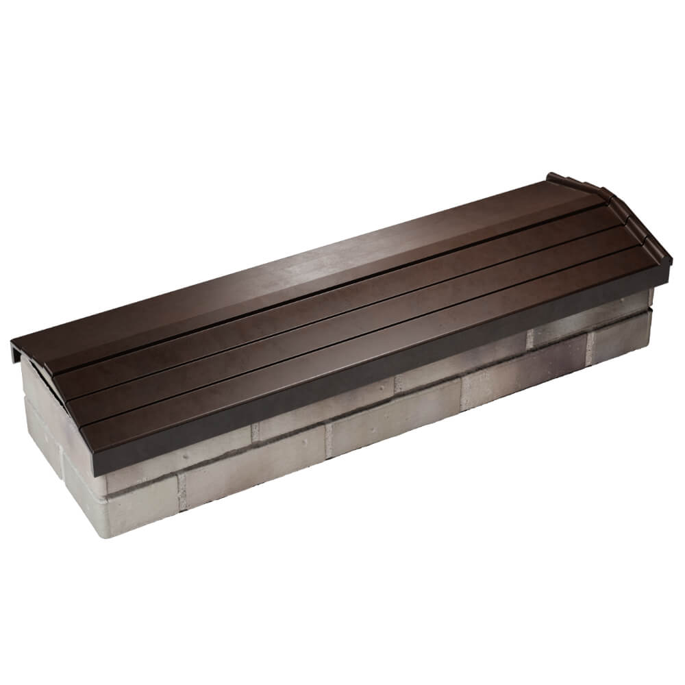 Парапет Zking Бона ХайТек Коричневый посадка на 0.5 кирпича (130мм) в Арзамасе фото