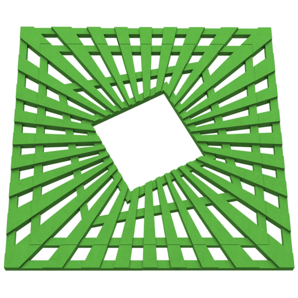 Приствольная решетка для дерева ZKING ATMOSPHERE 1.2х1.2м Зеленая в Арзамасе фото