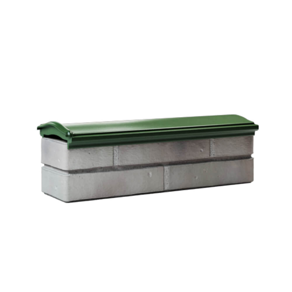 Парапет Zking Монблан Зеленый посадка на 0.5 кирпича (130мм) Арзамас фото