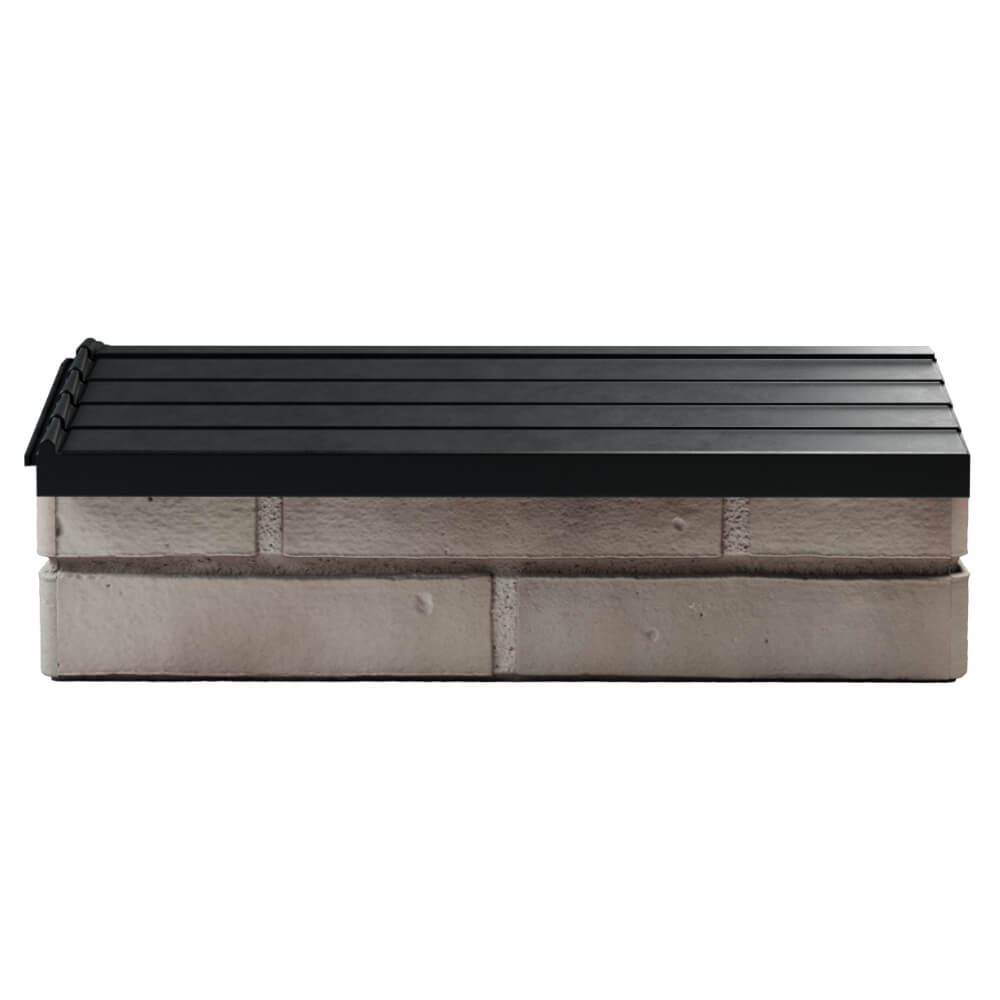 Парапет Zking Бона ХайТек Черный с посадкой на 1 кирпич (200/225/255мм) в Арзамасе фото