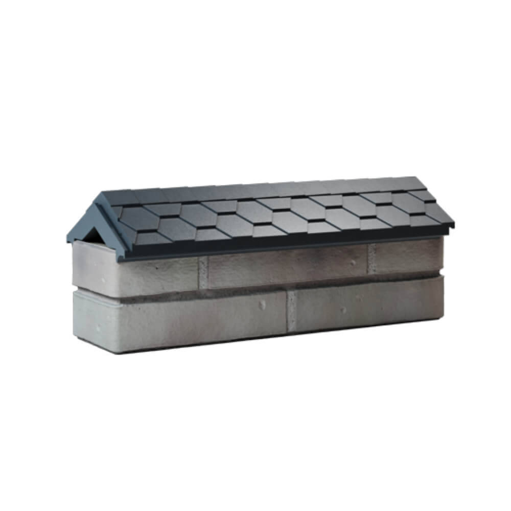 Парапет Zking Эверест Серый с посадкой на 0.5 кирпича (130мм) Арзамас фото