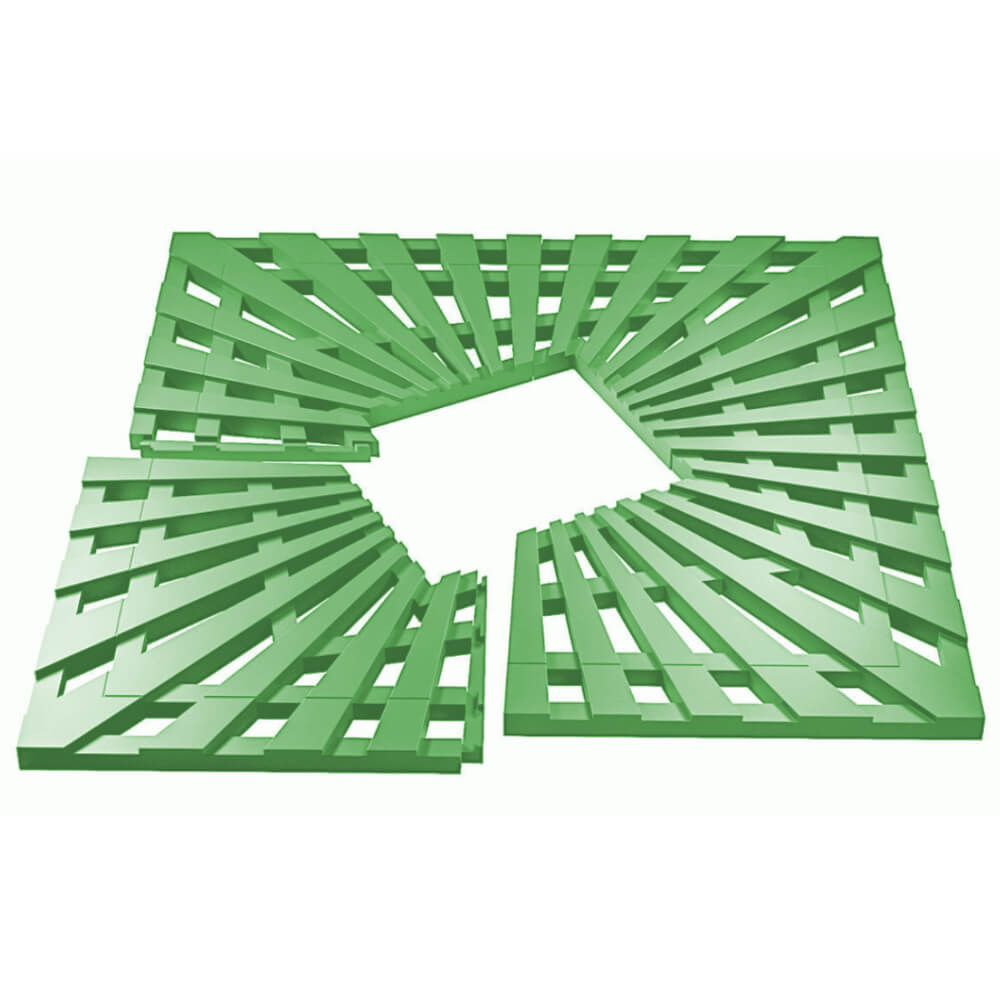 Приствольная решетка для дерева ZKING ATMOSPHERE 1.2х1.2м Зеленая в Арзамасе фото