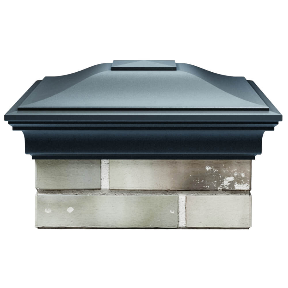 Колпак Zking Монблан Серый на столб 1.5х1.5 кирпича (385х385мм) Арзамас фото