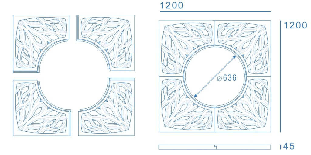 Приствольная решетка для дерева ZKING CRUST 1.2х1.2м Черная в Арзамасе фото