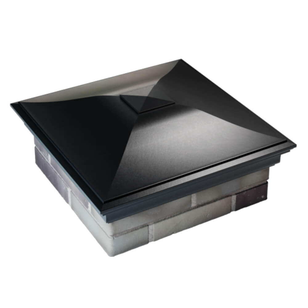 Колпак Zking Монблан Черный на столб 2х2 кирпича (515х515мм) Арзамас фото