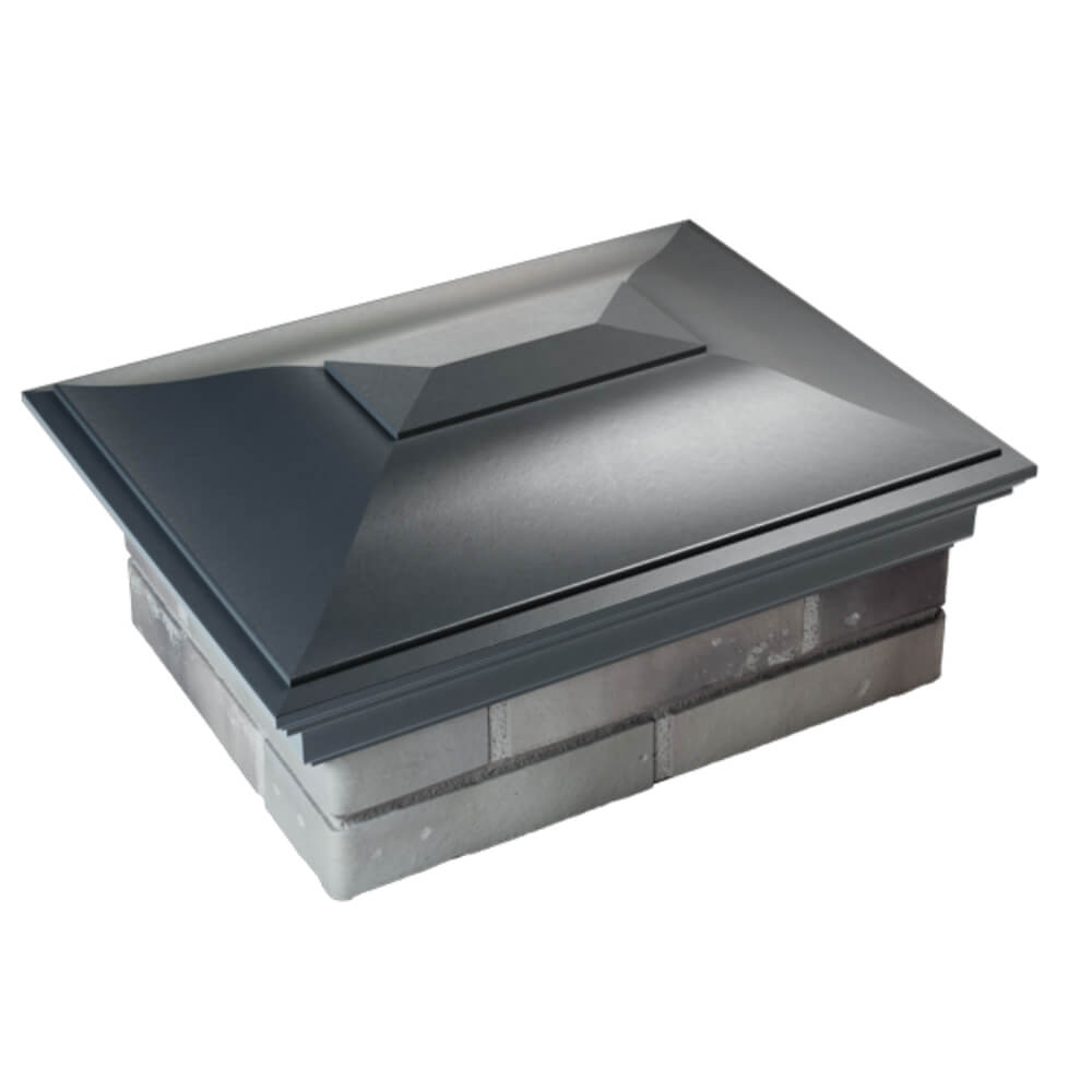 Колпак Zking Монблан Серый на столб 2х1.5 кирпича (515х385мм) Арзамас фото