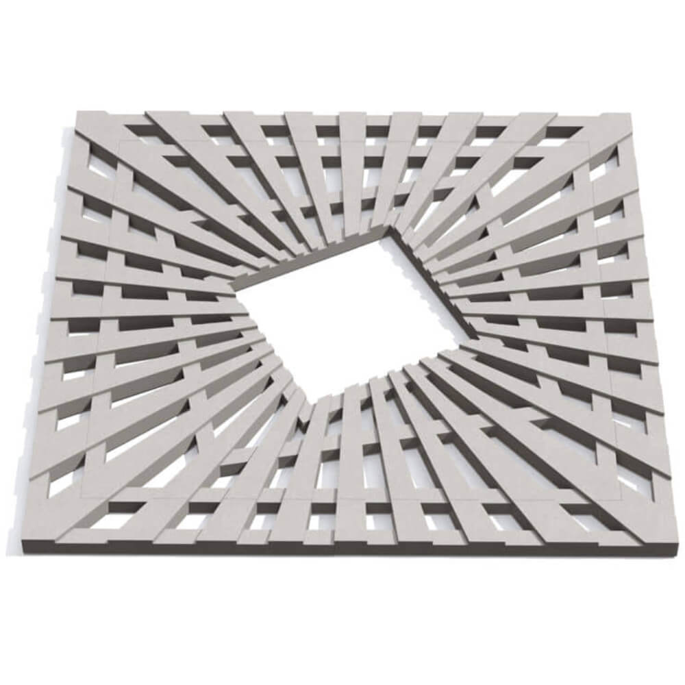 Приствольная решетка для дерева ZKING ATMOSPHERE 1.2х1.2м Бежевая Арзамас фото