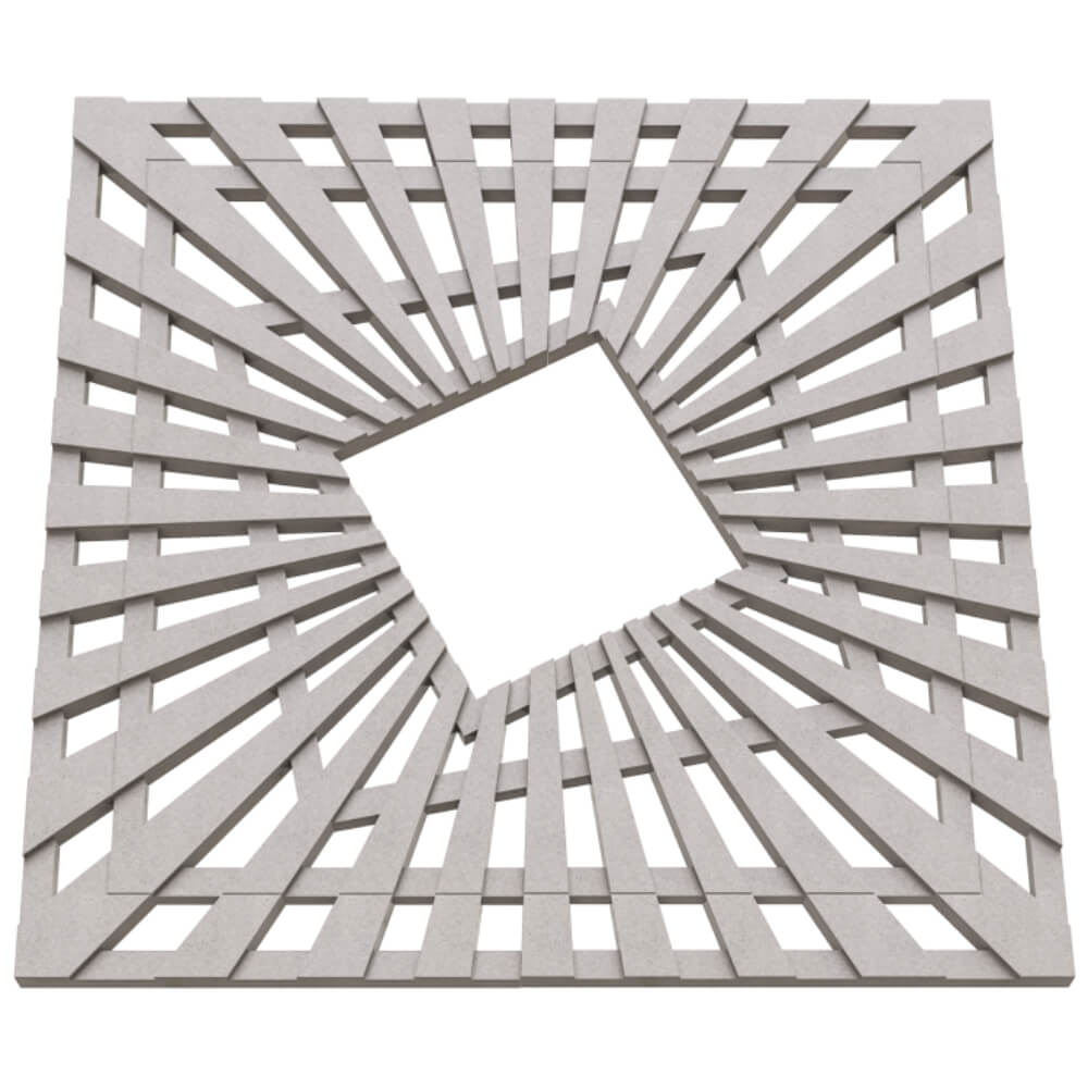 Приствольная решетка для дерева ZKING ATMOSPHERE 1.2х1.2м Бежевая в Арзамасе фото