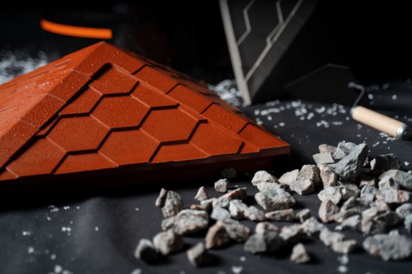 Колпак Zking Эверест Красный на столб 1.5х1.5 кирпича (390х390мм) в Арзамасе фото