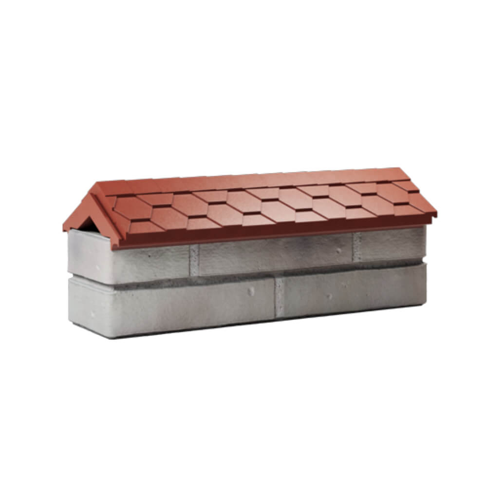 Парапет Zking Эверест Красный с посадкой на 0.5 кирпича (130мм) Арзамас фото