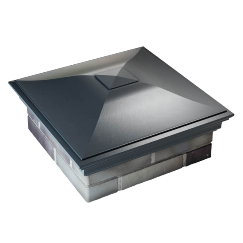 Колпак Zking Монблан Серый на столб 2х2 кирпича (515х515мм) Арзамас фото