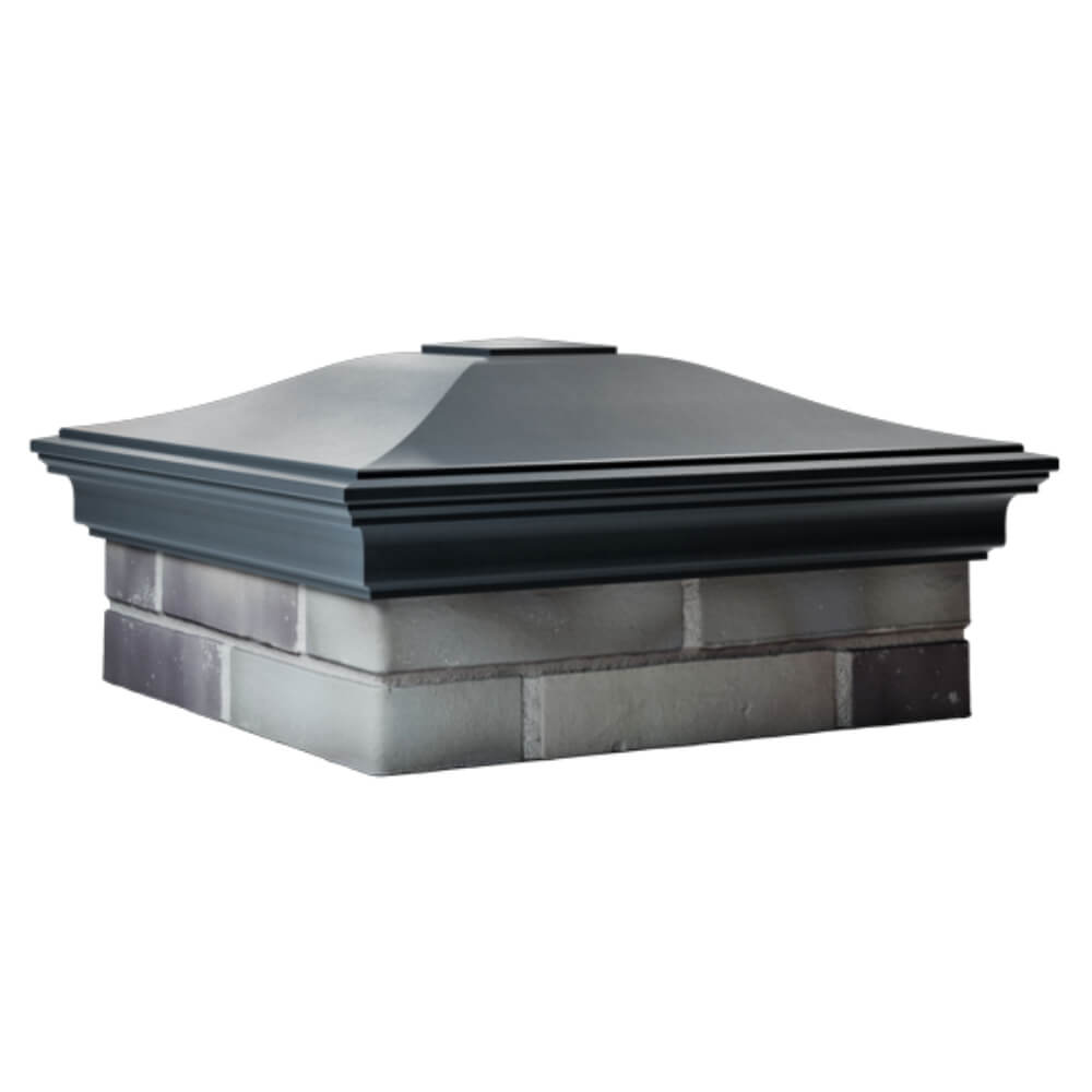 Колпак Zking Монблан Серый на столб 2х2 кирпича (515х515мм) в Арзамасе фото