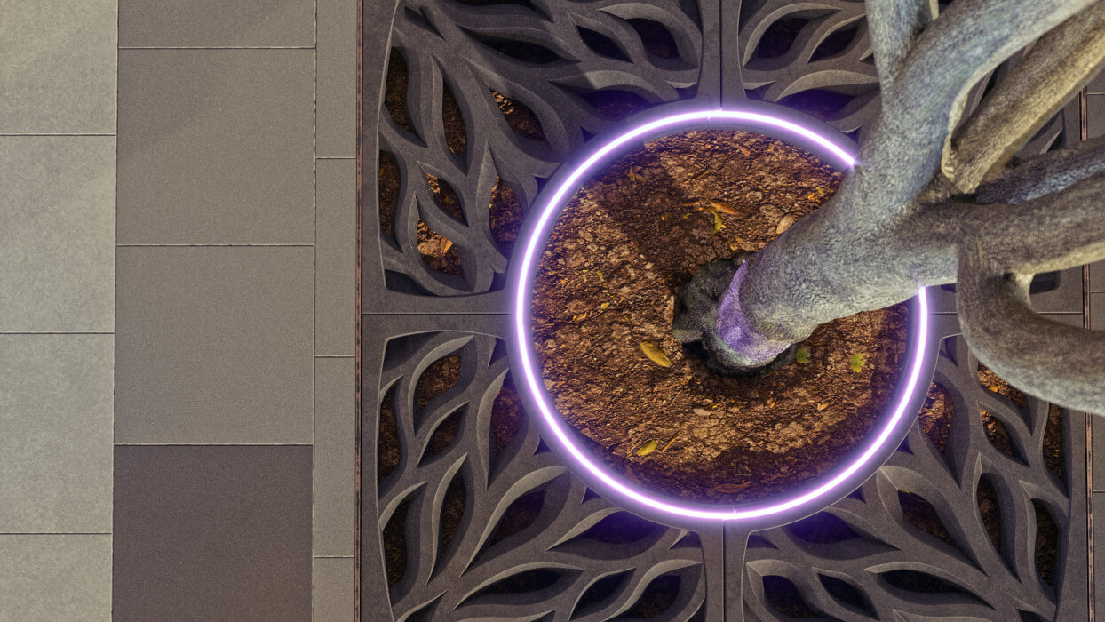 Приствольная решетка для дерева ZKING CRUST 1.2х1.2м Черная в Арзамасе фото