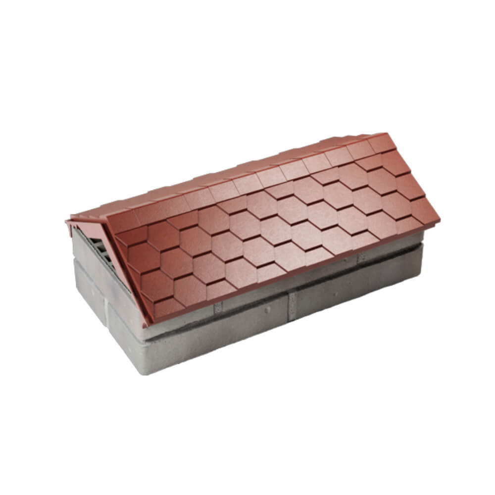 Парапет Zking Эверест Красный с посадкой на 1 кирпич (200/225/255мм) в Арзамасе фото