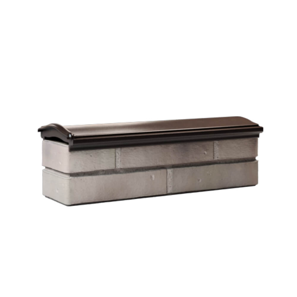 Парапет Zking Монблан Коричневый посадка на 0.5 кирпича (130мм) Арзамас фото