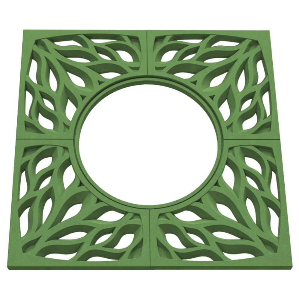 Приствольная решетка для дерева ZKING CRUST 1.2х1.2м Зеленая в Арзамасе фото