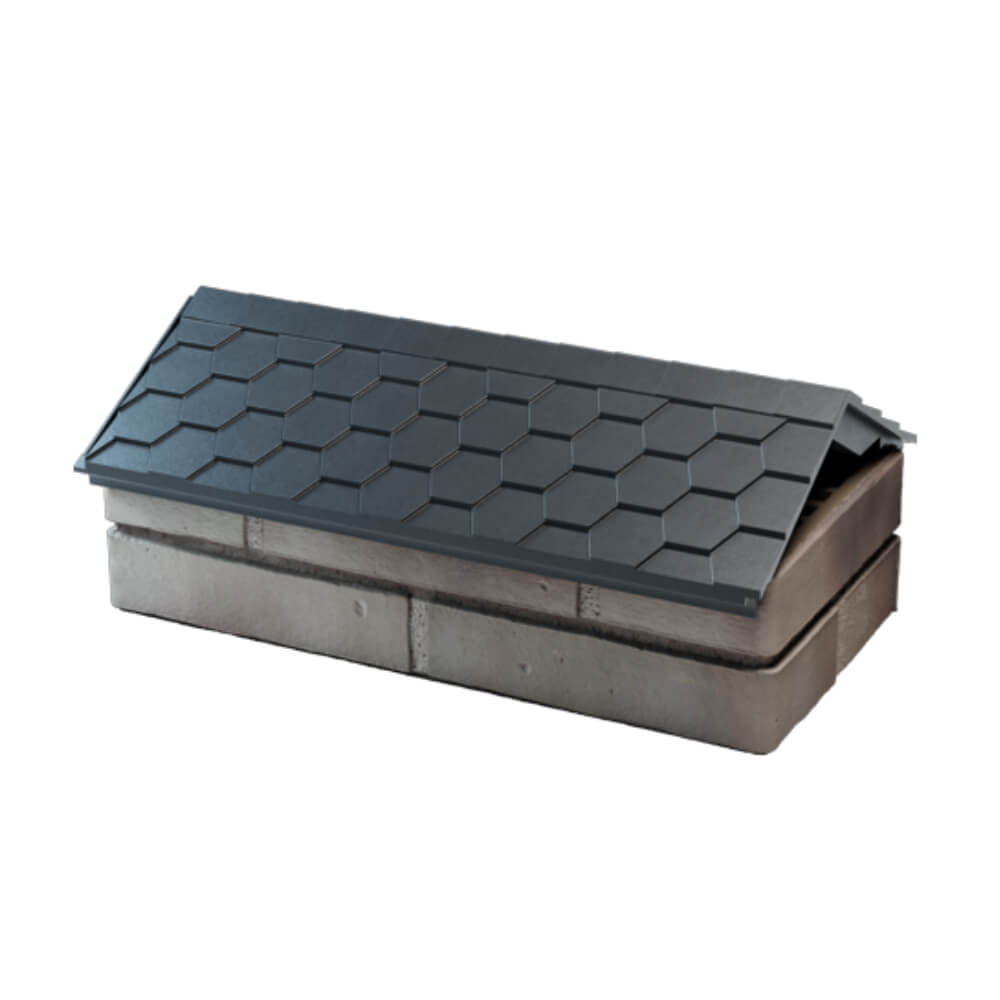 Парапет Zking Эверест Серый с посадкой на 1 кирпич (200/225/255мм) в Арзамасе фото