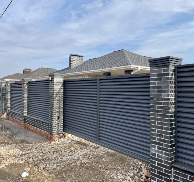 Колпак Zking Бона ХайТек Серый на столб 1.5х1.5 кирпича (385х385мм) в Арзамасе фото