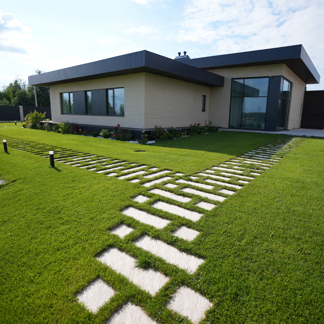 Шаговая плита STONE Светлая Галька 990х330х55мм в Арзамасе фото