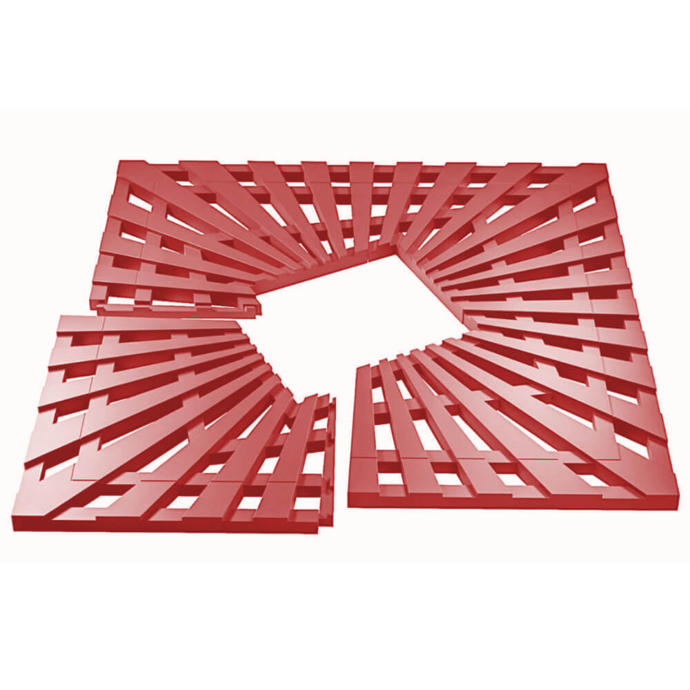 Приствольная решетка для дерева ZKING ATMOSPHERE 1.2х1.2м Красная в Арзамасе фото