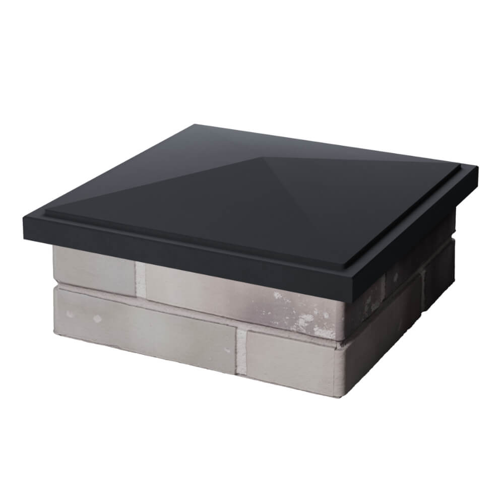 Колпак Zking БонаМоно Серый на столб 1.5х1.5 кирпича (385х385, 400х400мм) в Арзамасе фото