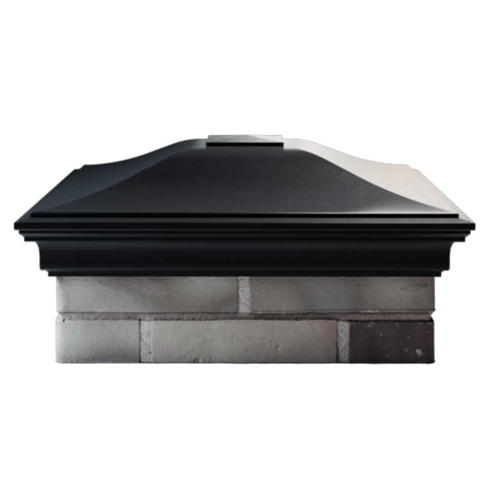 Колпак Zking Монблан Черный на столб 2х2 кирпича (515х515мм) в Арзамасе фото