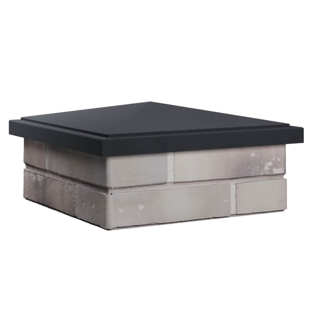 Колпак Zking БонаМоно Серый на столб 1.5х1.5 кирпича (385х385, 400х400мм) в Арзамасе фото