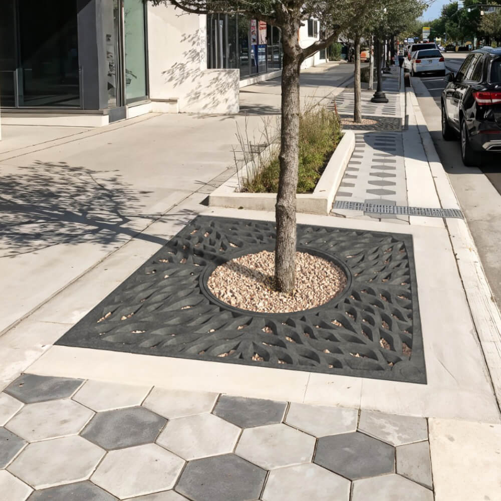 Приствольная решетка для дерева ZKING CRUST 2х2м Черная в Арзамасе фото