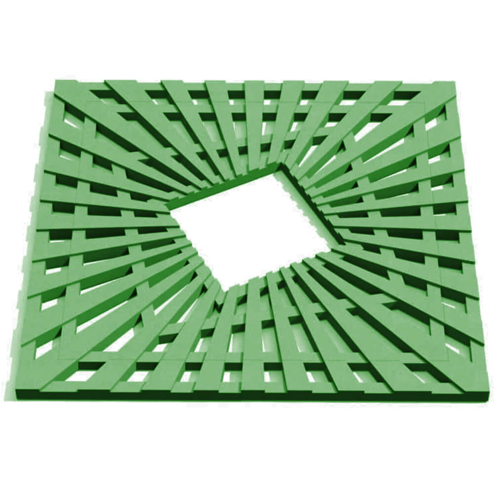 Приствольная решетка для дерева ZKING ATMOSPHERE 1.2х1.2м Зеленая Арзамас фото